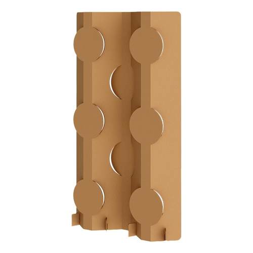 陈象圆月屏风客厅折叠移动新中式玄关入户隔断日式遮挡简约瓦楞纸