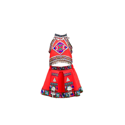 少数民族儿童服装男女童苗族服饰