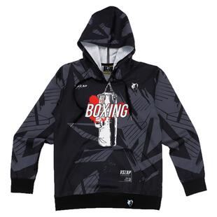 VSZAP格斗拳击服健身运动训练UFC套头卫衣MMA外套长袖帽衫搏击男