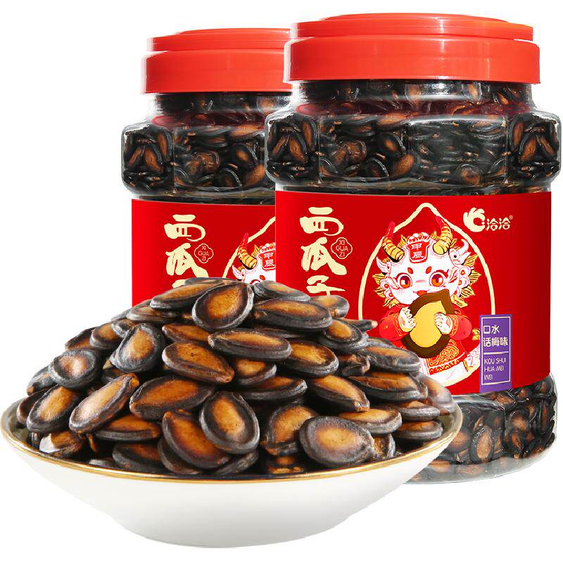 洽洽西瓜子仁香肉厚先卤后炒