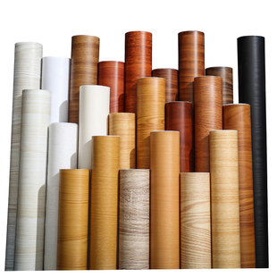 波音软片自粘家具柜子翻新贴门木板桌面木纹贴纸仿木贴皮墙纸壁纸