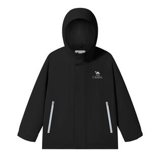 小骆驼儿童户外冲锋衣防风防水登山服旅行徒步风衣男女童单层外套
