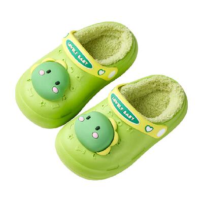 幸福玛丽宝宝室内毛拖鞋棉拖鞋