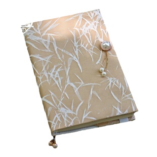 真我 竹林禅意 中式国风手工布书衣A5A6手帐本手账记事本文创礼物