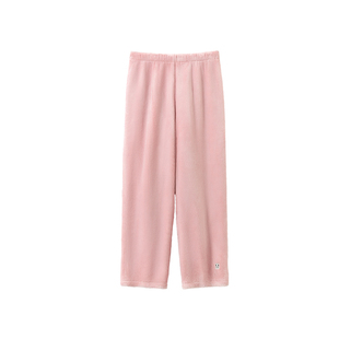 红豆男女士家居裤法兰绒加厚情侣抗静电珊瑚绒睡裤冬可外穿保暖裤