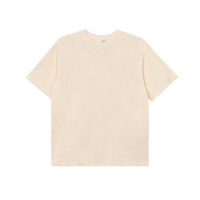 TOP家 剪影光斑 法式复古重工 立体花卉浮雕镂空刺绣 荃棉短袖T恤