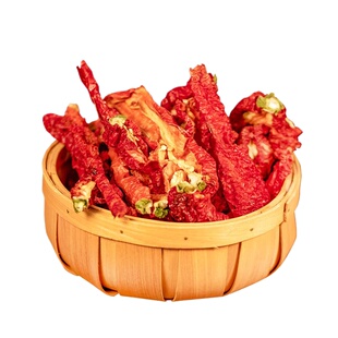 新疆辣皮子焉耆特产猪大肠肉辣皮子正宗新疆干辣椒厚肉微甜螺丝椒