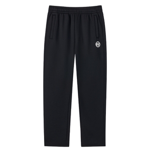 361度运动裤男款2025冬季加绒针织长裤男子常规休闲裤子薄绒卫裤