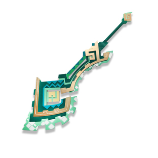 原神 cos道具 山王长牙 大刀剑 游戏cosplay武器 可发光