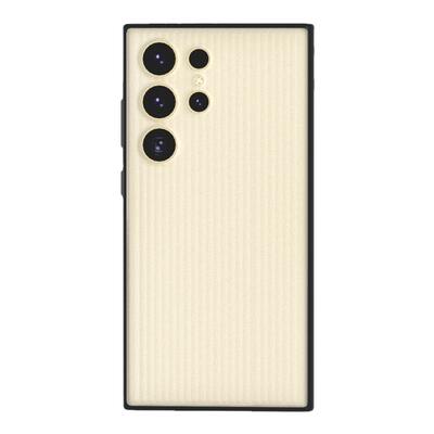 AIUV适用于三星S24Ultra光栅手机壳24u淬炼保护套雾凇白磁吸壳半透明条纹24ultra全包防摔外壳新款高级感8090
