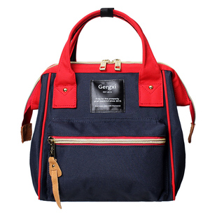 日系潮牌小挎包女式休闲手提包撞色多功能妈妈包乐天牛津布手机包