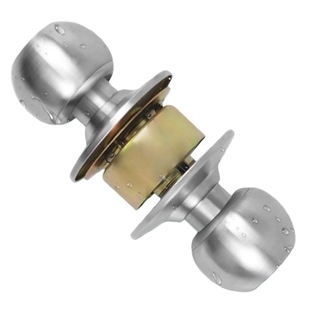 门锁家用通用型球形锁室内卧室卫生间锁具老式房门木门不锈钢圆锁