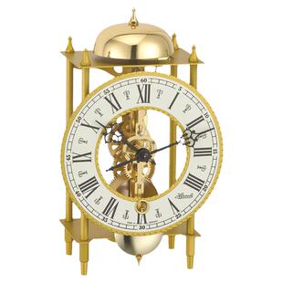 POLARIS/北极星中德合资纯铜红宝石轴承机械时钟台钟金属机械座钟