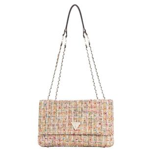 GUESS/盖尔斯女包单肩斜挎包编织链条包logo小号正品10489365