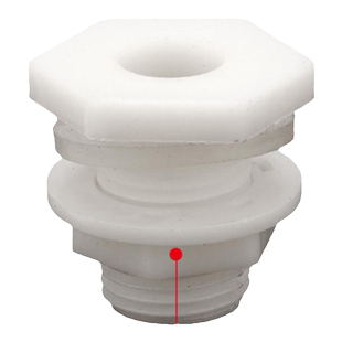 水箱接头水塔鱼缸水池水桶内外丝ABS接口4分6分PVC水管道塑料配件