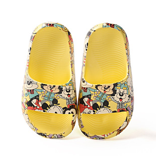 巴布豆儿童拖鞋夏女童卡通可爱萌室内防滑浴室中大宝宝小孩凉拖鞋