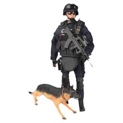 新品中国特警可动手办兵人