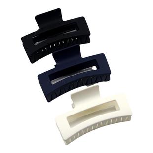 磨砂高级感抓夹发抓超大号鲨鱼夹后脑勺夹子发量多气质发夹女头饰