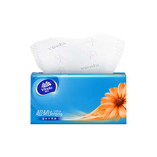 维达抽纸超韧3层150抽x24包大包餐巾纸195x133方巾纸巾优质卫生纸