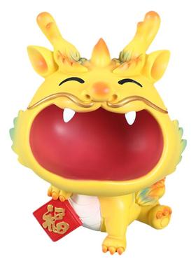 新年装饰摆件进门口玄关钥匙收纳蛇年礼品存钱罐家居送礼店铺装扮