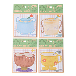 可爱便利贴高颜值便签纸小学生专用课堂笔记有粘性办公用记事贴可撕N次贴魔法罐子图案
