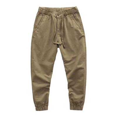夏季纯棉日系防烫耐磨工装电焊工作服工地长裤男士维修劳保裤宽松