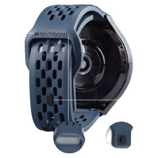 适用oppowatchS手表watchX2新款透气FKM氟橡胶表带运动watch4pro智能3pro男生可替换腕带女生秋冬透气配件