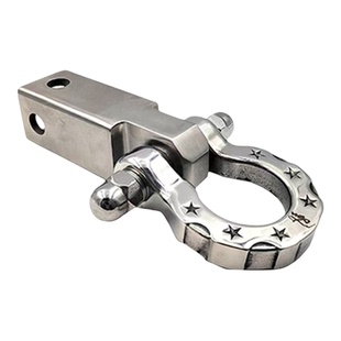 马帮304不锈钢拖车钩流星菠萝头方口5*5通用BJ40坦克系列快拆安装