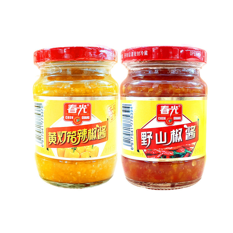 春光玻璃瓶辣椒酱海南特产