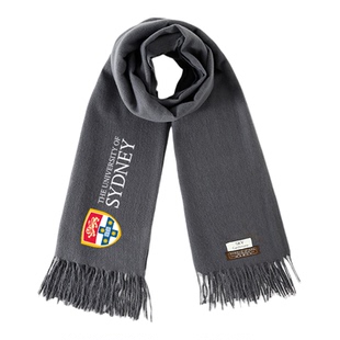 悉大校标校友会纪念围巾定制澳洲名校悉尼Sydney大学男女保暖披肩