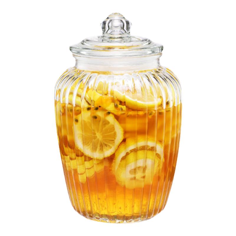 泡菜坛子玻璃密封罐瓶柠檬蜂蜜瓶子密封玻璃罐零食坚果茶叶家用