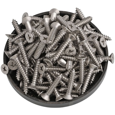 304不锈钢沉头十字自攻螺钉