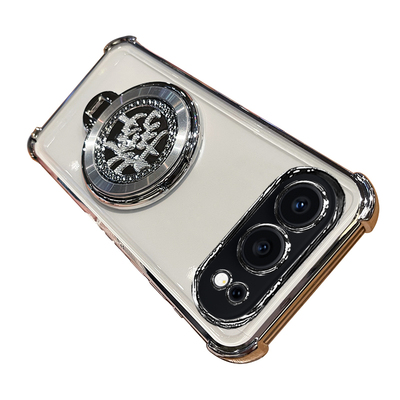 适用荣耀500/500pro带发财支架壳