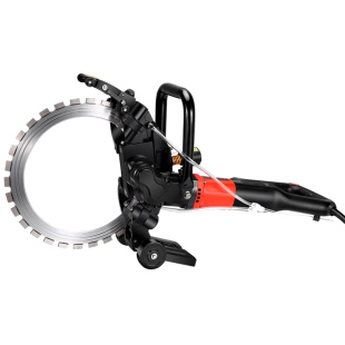 西尔霸高频环锯大功率混凝土切墙机多功能开墙孔改门窗石材切割机