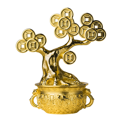 铜师傅《小财树》摆件
