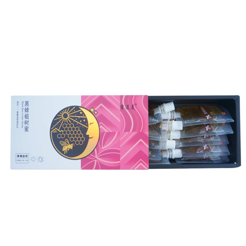 饶河东北黑蜂椴树蜜50克*10蜂蜜