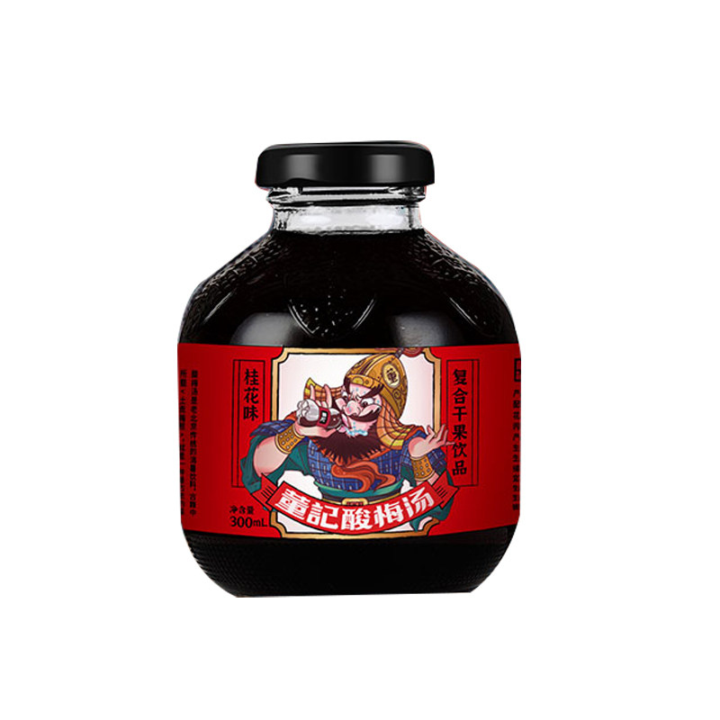 董记玫瑰味酸梅汤桂花味酸梅汤