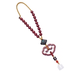 福一方朱砂官方平安挂饰如意锁汽车挂件车载吊坠平安女士高档新款