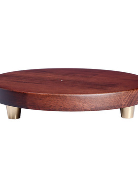 木质圆形摆件工艺品底座