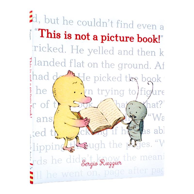 这不是一本图画书This is Not a Picture Book 英文原版精装绘本 阅读的乐趣和力量认知 亲子共读趣味图画故事书英语启蒙 精装大开