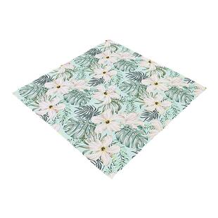 三层印花餐巾纸绿色清新叶子彩色纸巾酒店婚礼西餐厅餐垫加大加厚