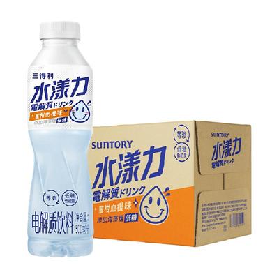 三得利水漾力电解质水饮料运动健身功能饮品补充能量500ml*15瓶