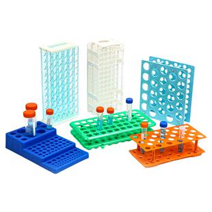 塑料离心管架 试管架 多用离心管架10ml 15ml 50ml多功能试管架 可拆折叠两用离心管架