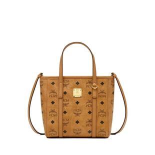 MCM女包 Toni Visetos迷你菜篮子通勤款手提购物袋单肩斜挎托特包