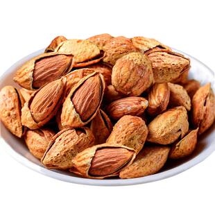 精品巴旦木坚果官方旗舰店手剥扁桃杏仁原味新年坚果炒货散装零食