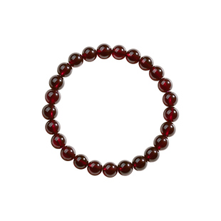 石榴石散珠女款官方正品天然石榴石珠子串珠手链手工diy配饰手串