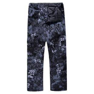 东北劳保迷彩冷库专用棉裤男冬季加厚外穿宽松冻库防寒工作服裤子