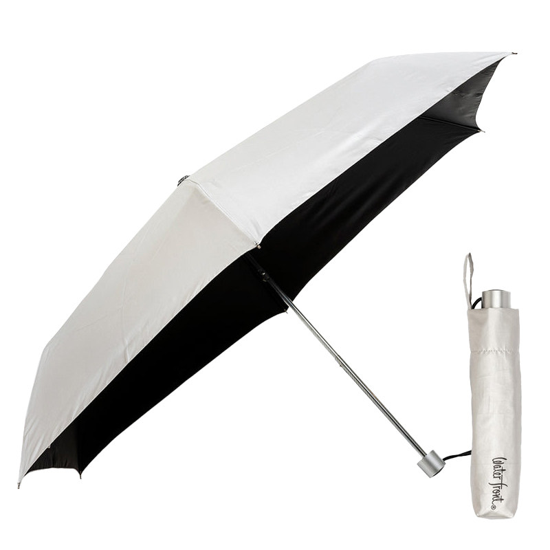 日本Waterfront降温防晒遮阳伞大号银行员黑胶晴雨伞防紫外线雨伞