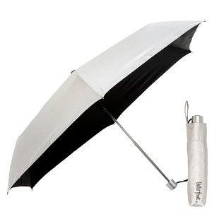 日本Waterfront降温防晒遮阳伞大号银行员黑胶晴雨伞防紫外线雨伞