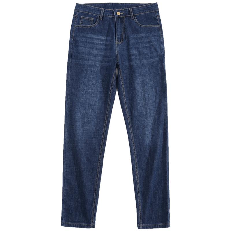 LYP真维斯男装裤子男士宽松直筒修身裤子休闲水洗牛仔裤男款长裤